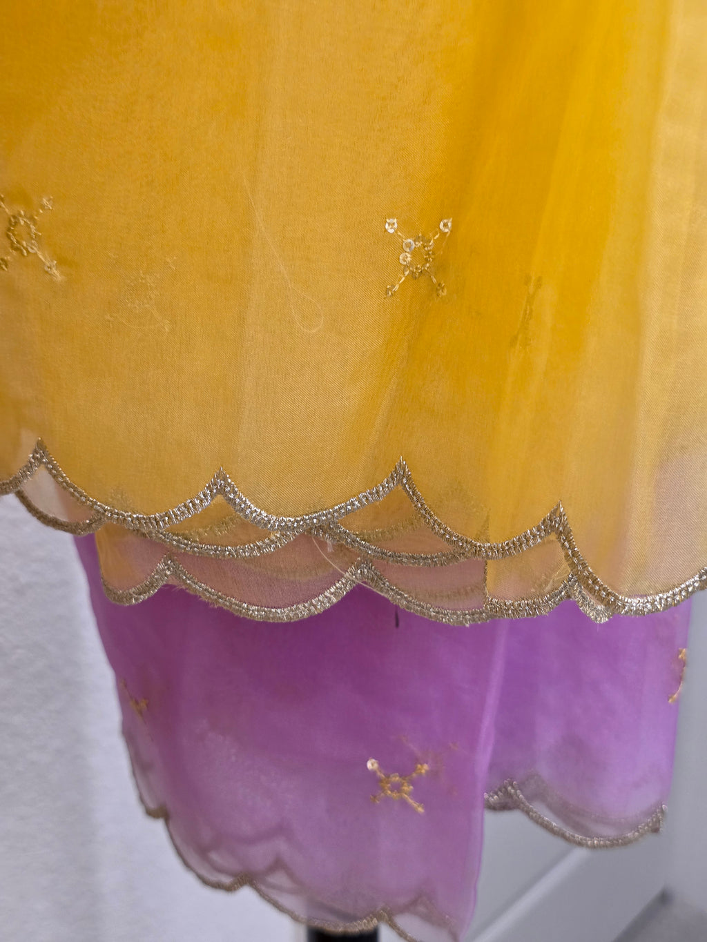 Kurti-Set für Damen in Gelb