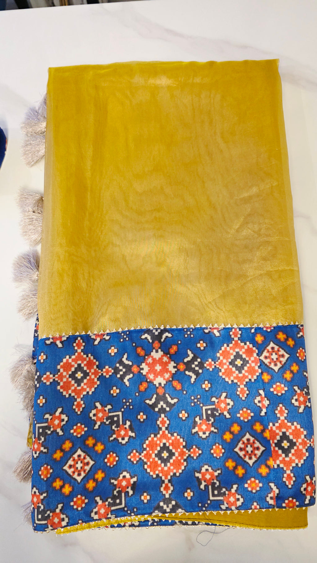 Womens Banaras Patola Fusion Saree