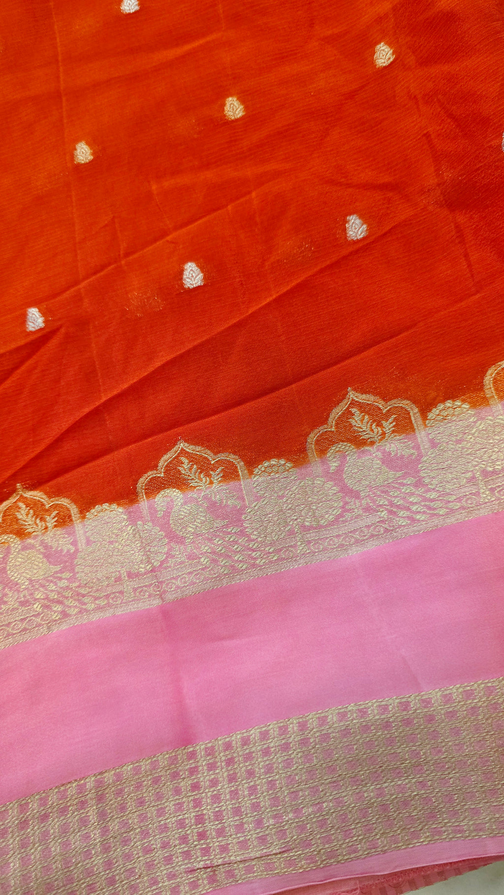 Womens Mysore Silk Saree with Designer Blouse