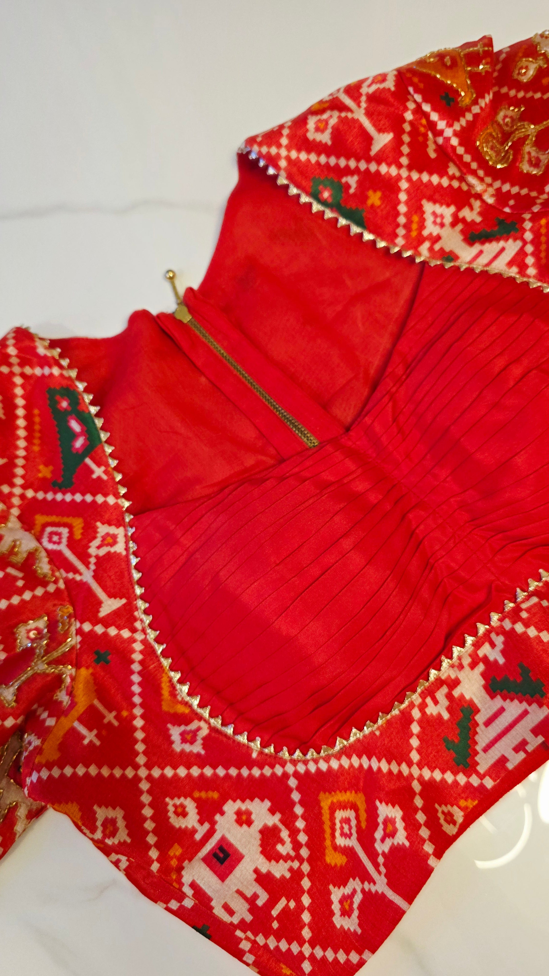 Womens Banaras Patola Fusion Saree