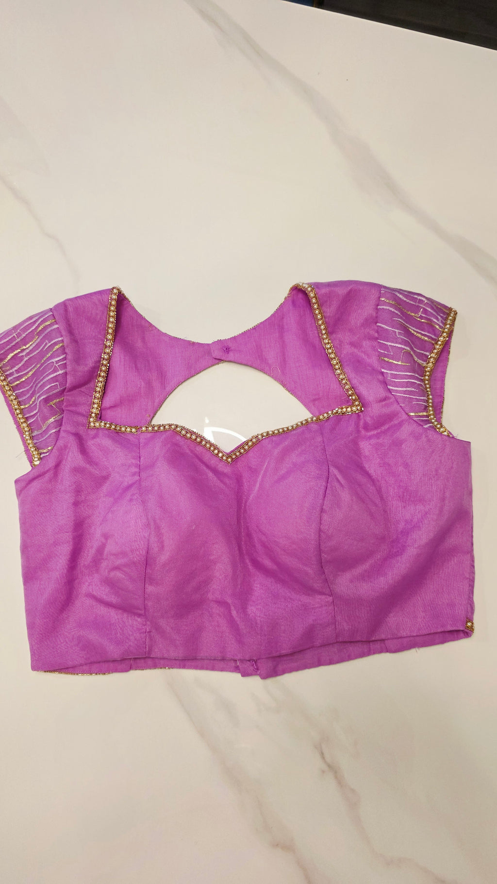 Womens Turkish Organza Sarees With Maggam work blouse