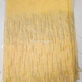 Women's Golden Yellow Turkish Organza Saree with Magam Work Blouse