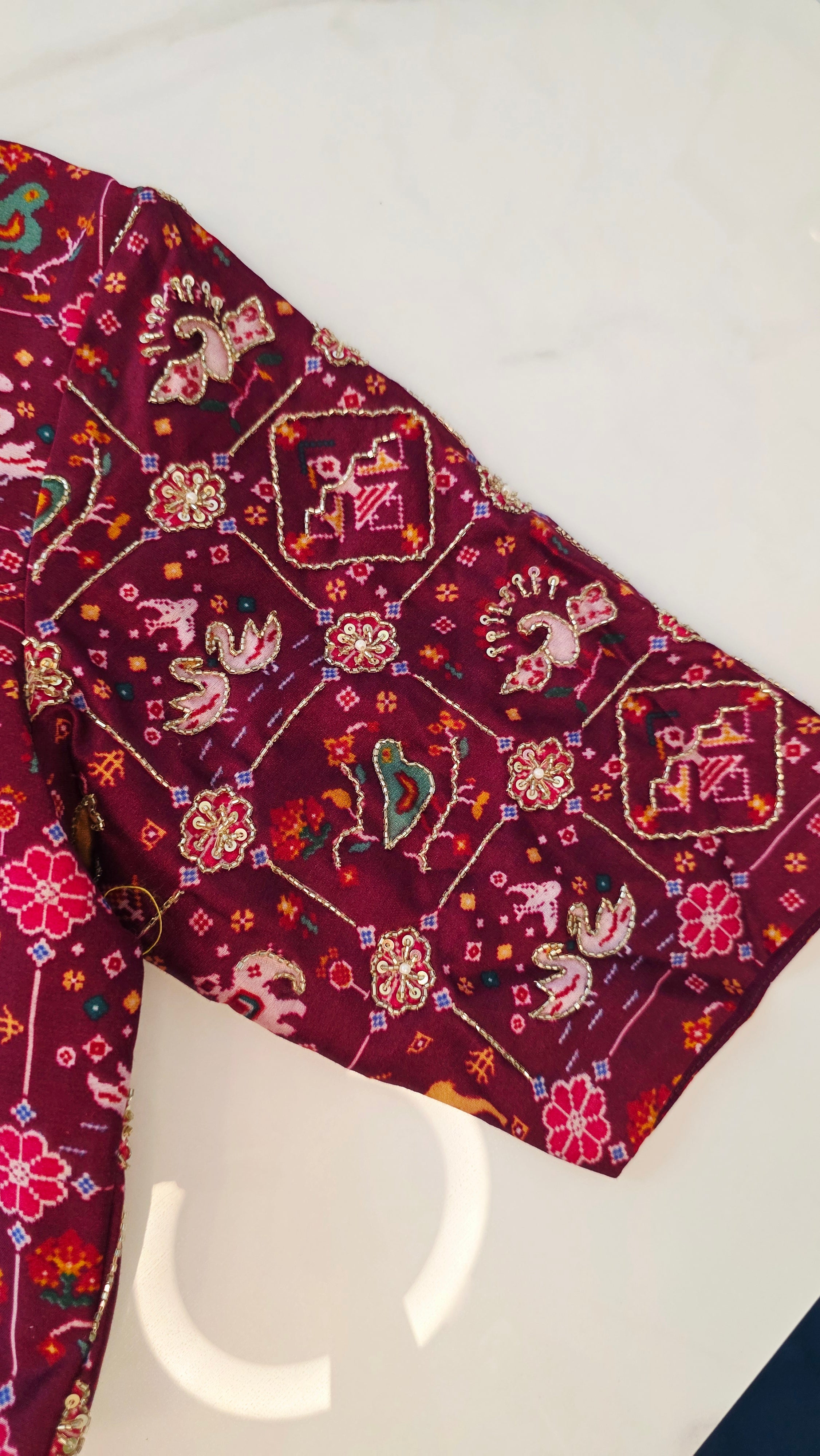 Patola Maggam Arbeitsblusen