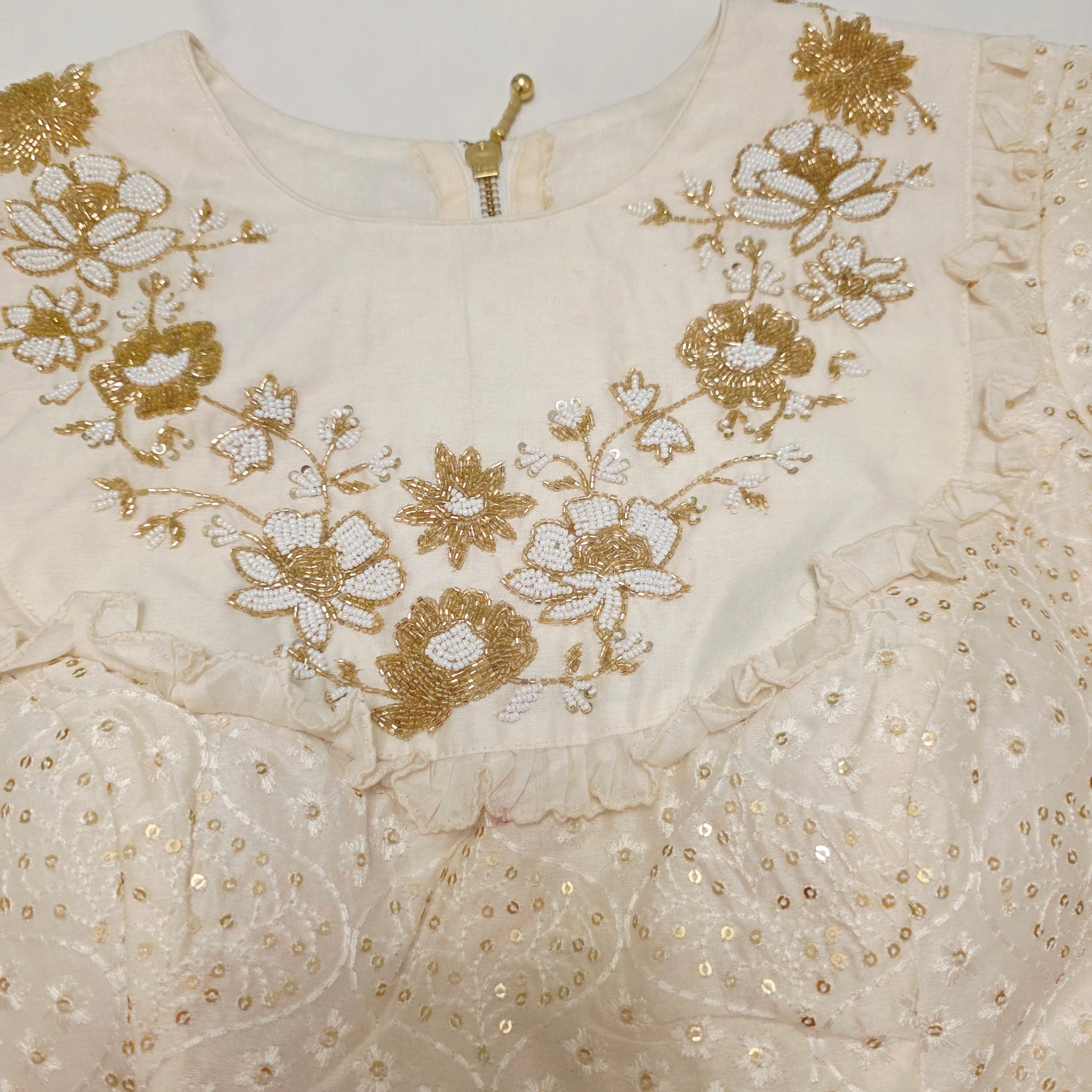 Violette Tissue-Saree mit Kalamkari-Patchwork und Designer-Bluse