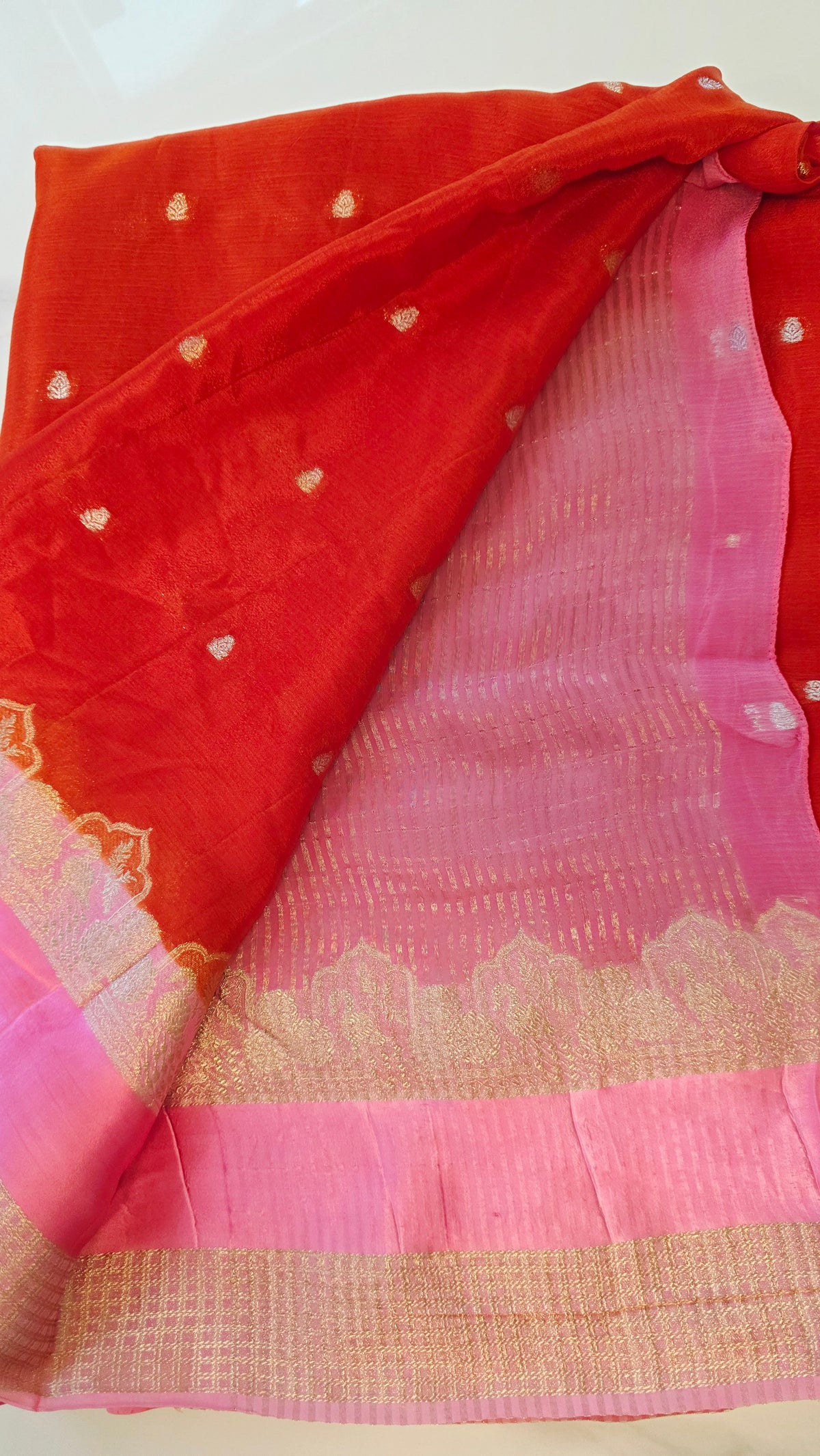 Womens Mysore Silk Saree with Designer Blouse