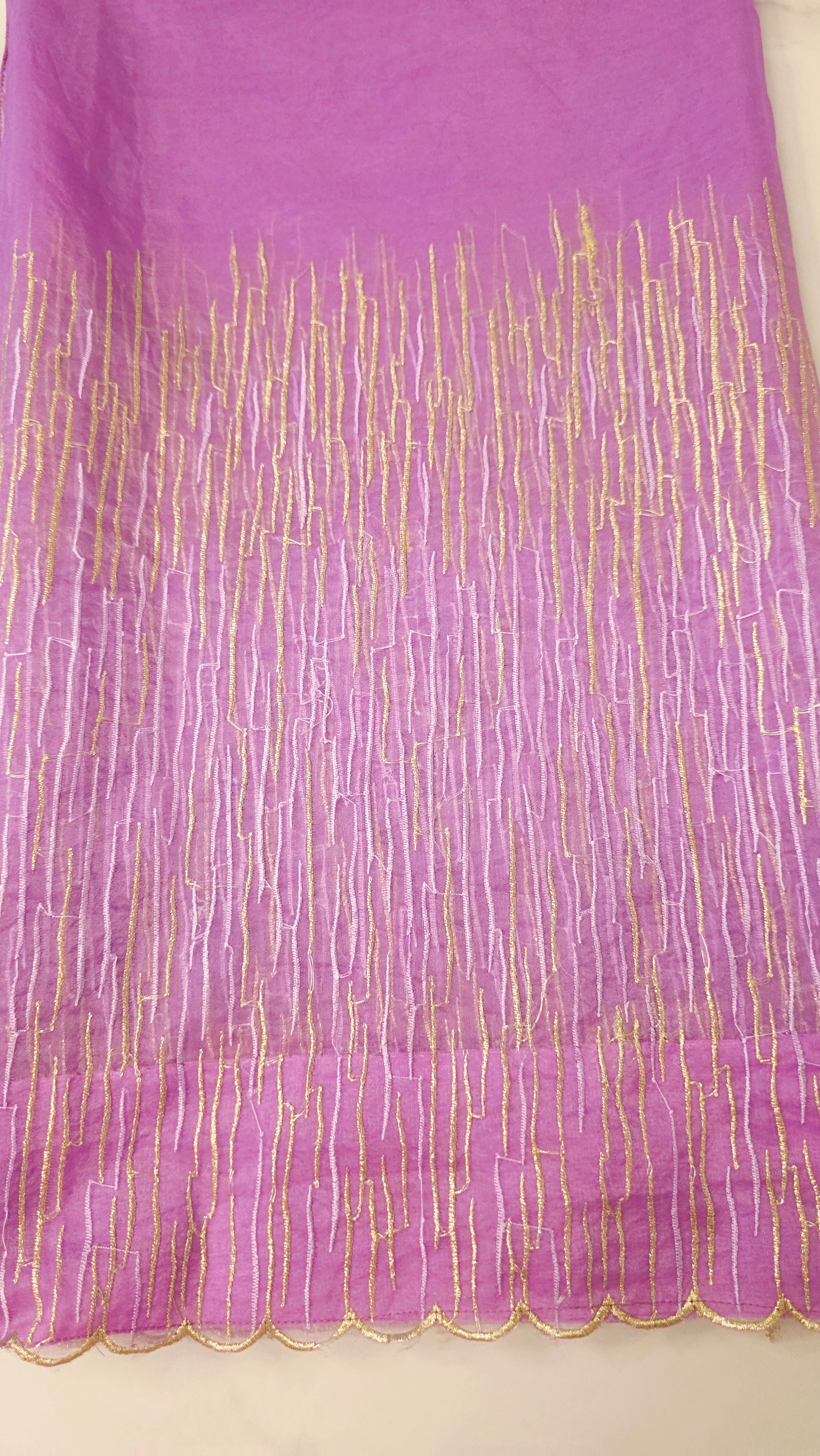 Womens Turkish Organza Sarees With Maggam work blouse