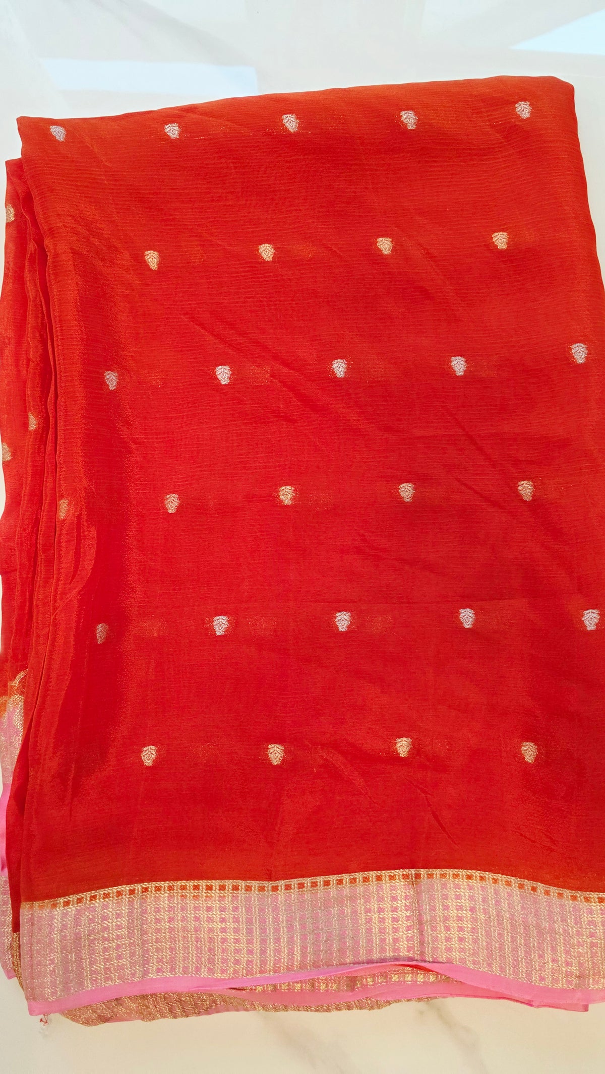 Womens Mysore Silk Saree with Designer Blouse