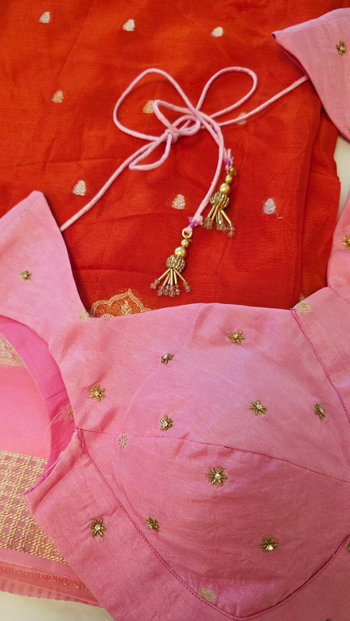 Womens Mysore Silk Saree with Designer Blouse