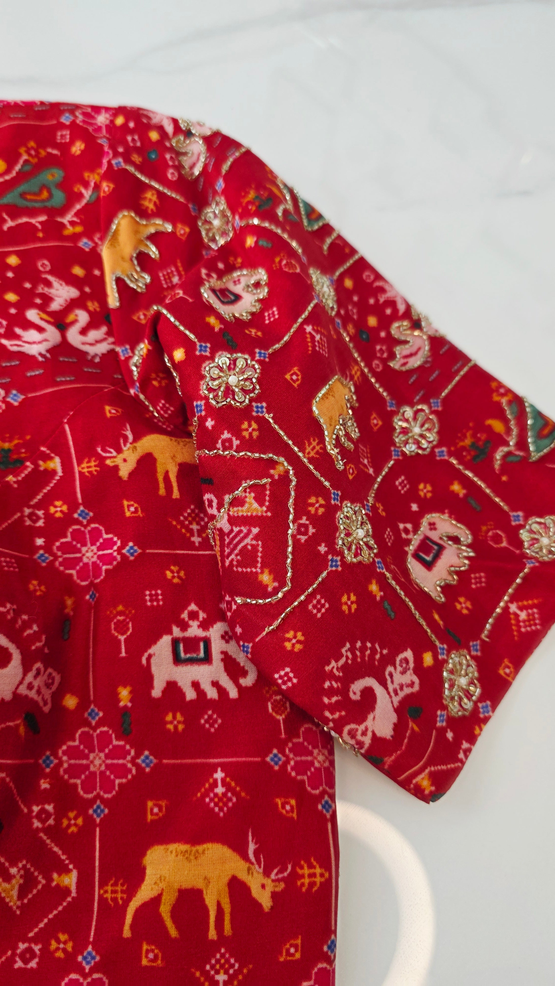 Patola Maggam Arbeitsblusen