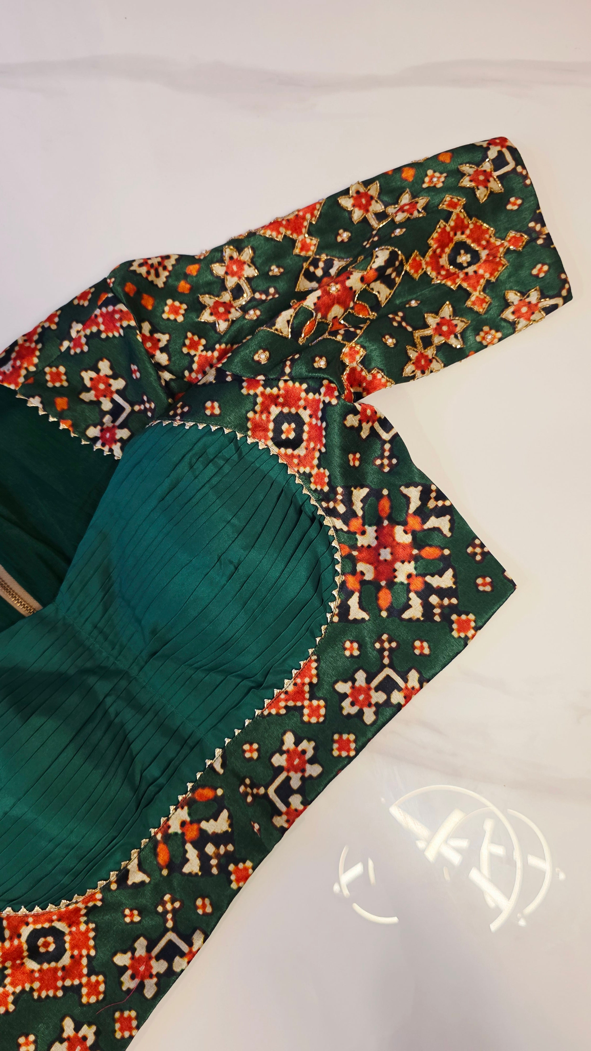 Womens Banaras Patola Fusion Saree