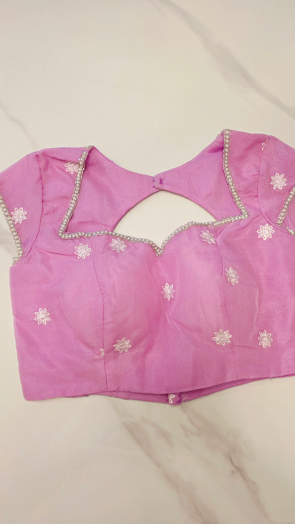 Womens Turkish Organza Sarees With Maggam work blouse