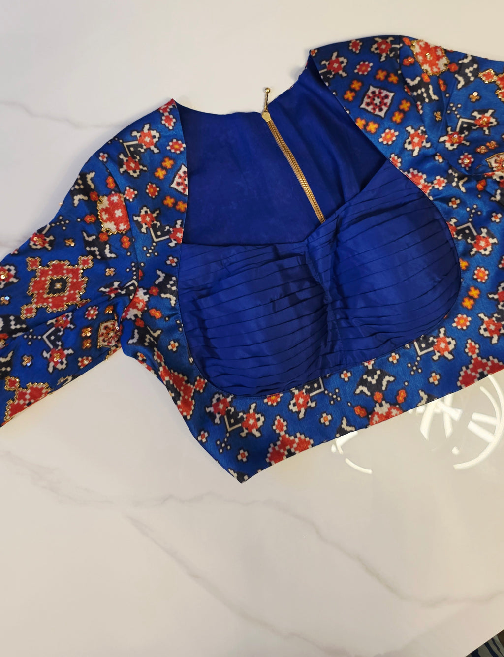 Womens Banaras Patola Fusion Saree