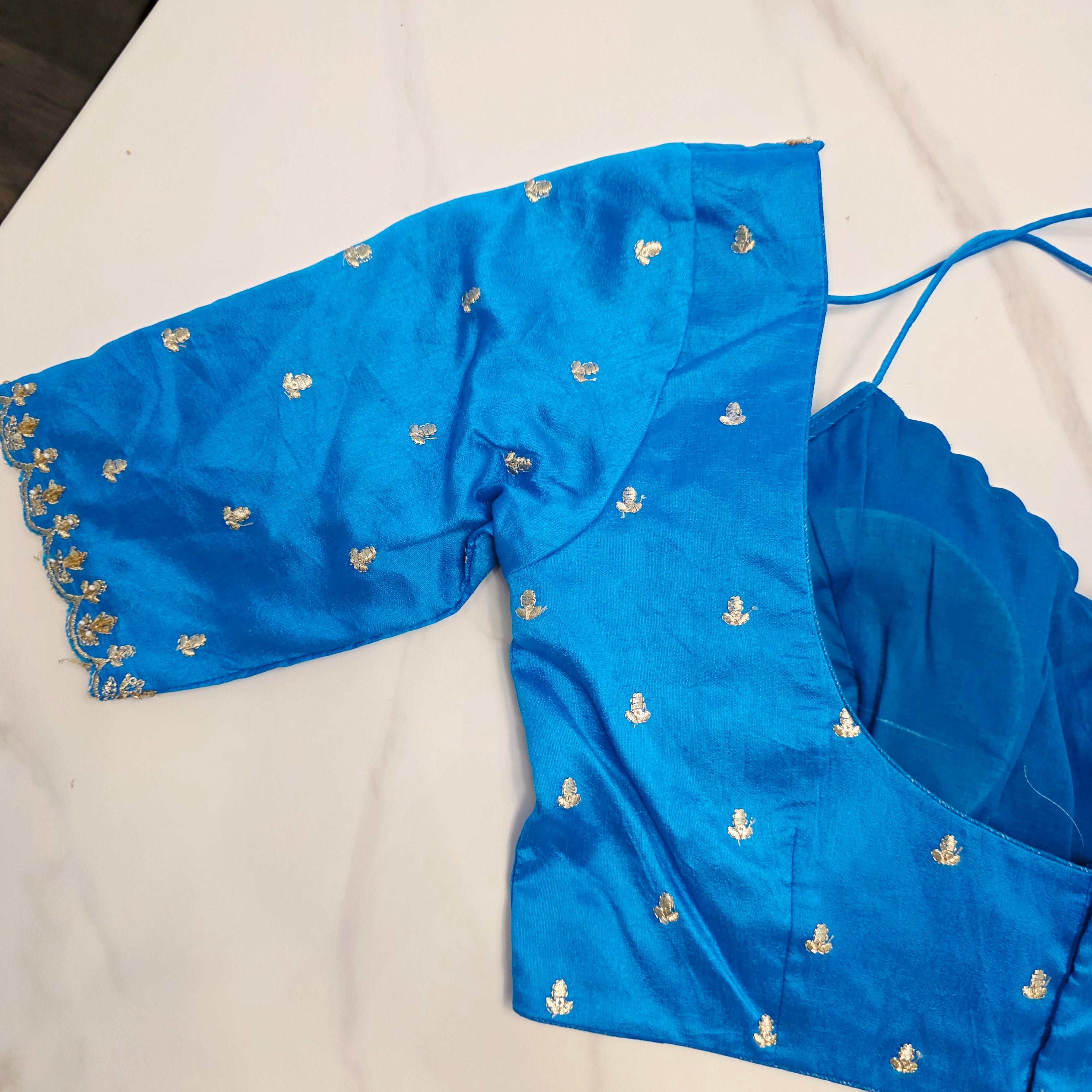 Beautiful Pink Crape silk Saree With Cutwork Border and Jacket Style blouse