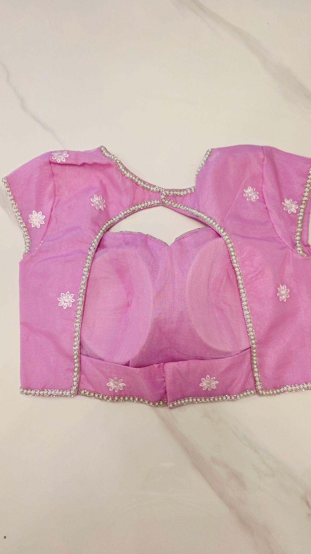 Womens Turkish Organza Sarees With Maggam work blouse